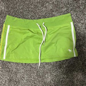 Abercrombie Gym Issue Lime Green Skirt